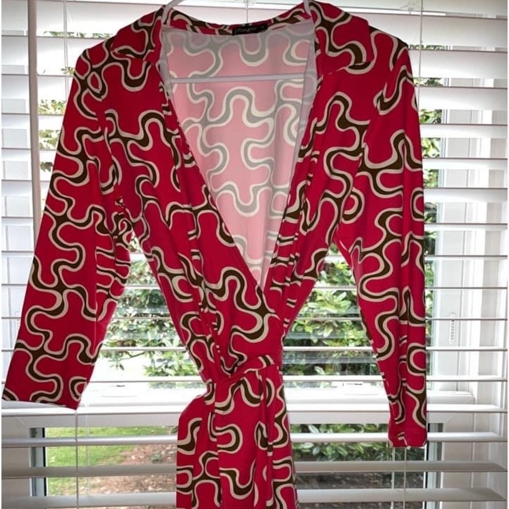 MIDI wrap dress
